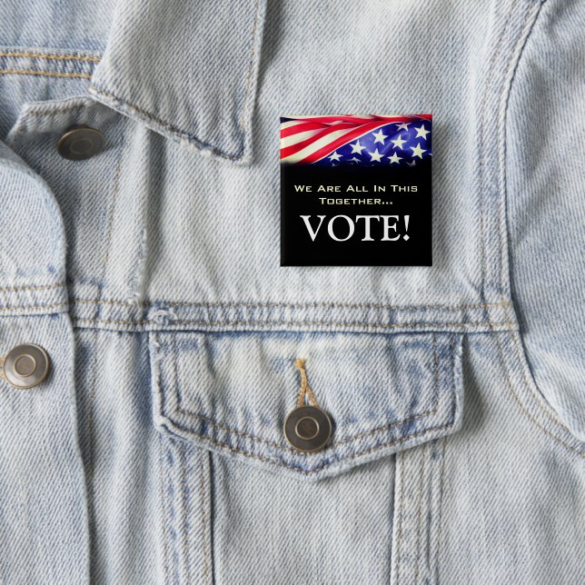 Todo En Este Botón De Cuadrado De VOTOS Juntos (In situ)