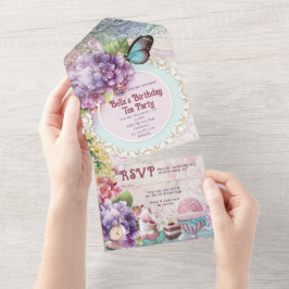 TODO EN UN AÑO Invitación a una fiesta de té