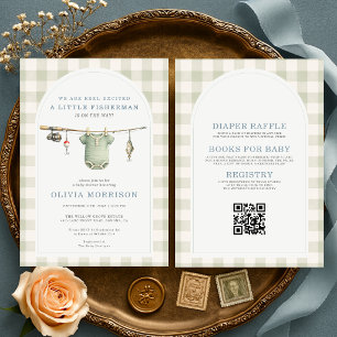 Todo en una pequeña invitación de Baby Shower a cu