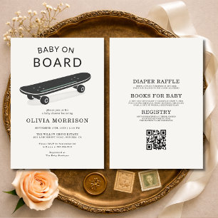 Todo en una Tarjeta de Invitación para Baby Shower