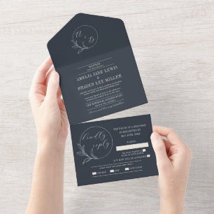 Todo En Uno Amor eterno Invitación a la boda profunda de la