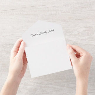 Todo En Uno Elegante invitación de confirmación de asistencia 