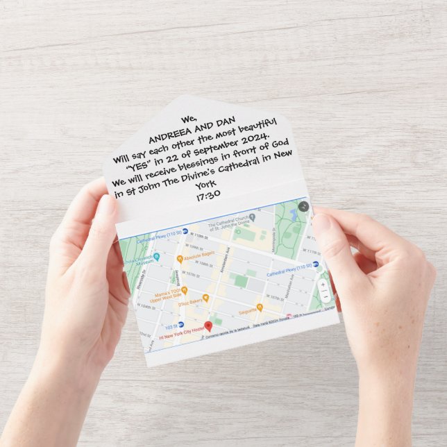 Todo En Uno Invitación a la boda (Apertura)