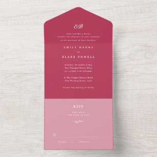 Todo En Uno Invitación a la boda de Marsella