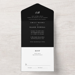 Todo En Uno Invitación a la boda de Marsella