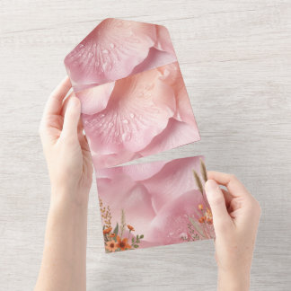 Todo En Uno Invitación a la boda elegante y única