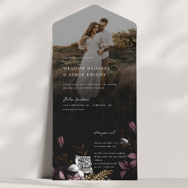 Todo En Uno Invitación a la boda fotográfica de Florencia con