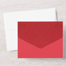 Todo En Uno Invitación a la boda plegada de ruido rojo - Perso