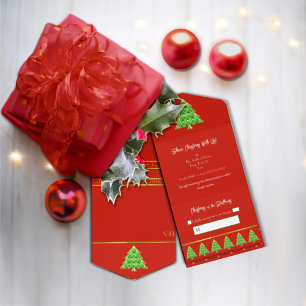 Todo En Uno Invitación al evento Red & Green All in One Navida