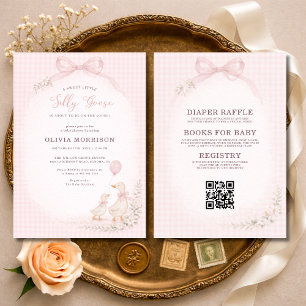 Todo en uno Invitación de Baby Shower de Ganso Ton