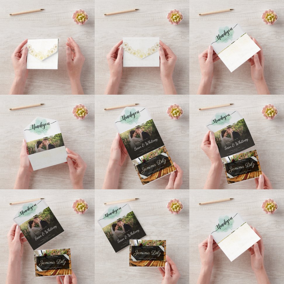 Todo En Uno Invitación de boda para todos