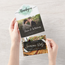 Todo En Uno Invitación de boda para todos