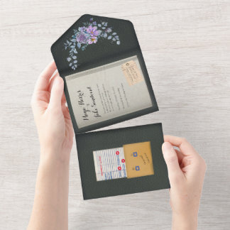 Todo En Uno Invitación de boda para todos