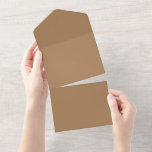 Todo En Uno Nueva invitación de boda personalizada con logotip<br><div class="desc">Nueva invitación de boda personalizada con logotipo de texto Todo en uno</div>