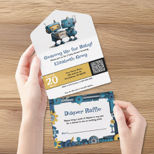 Todo En Uno Preparándose para el Bebé – Invitación a la Fiesta