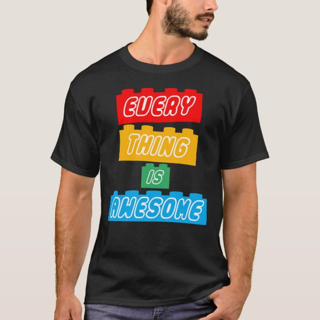 Todo es asombroso Cute Gracioso Camiseta Clásica T (Anverso)