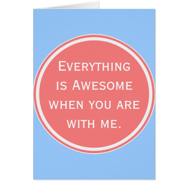 Todo es impresionante (Frente)