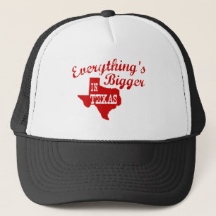 Todo es más grande en Texas State Shape Cap Gorra