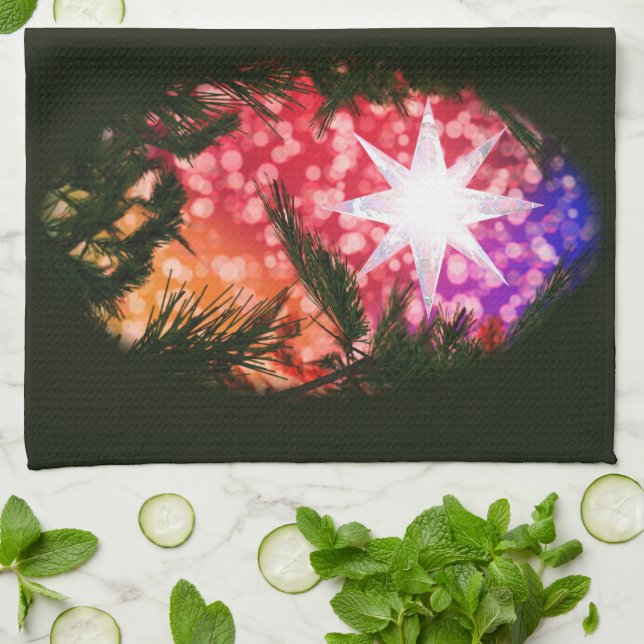 Todo Es Toalla De Cocina De Navidades Luminosos (Doblado)