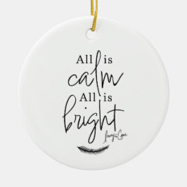 Todo es tranquilo, todo es un adorno de círculo mo