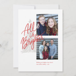 Todo es una tarjeta de Navidades fotográficos más 