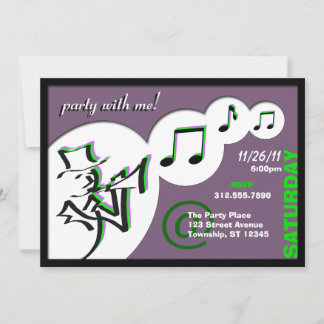 ¡Todo Ese Jazz ~ Fiesta Conmigo! Invitaciones para