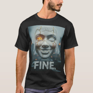 Todo Está Bien (Sonrisa Agrietada) Camiseta