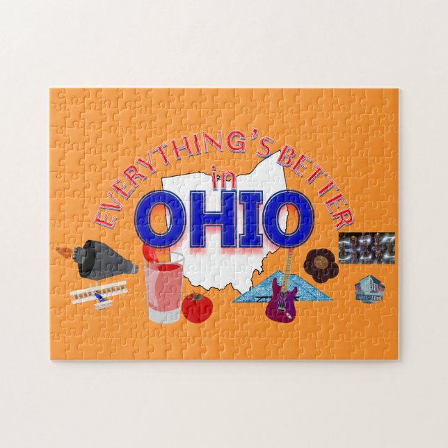 Todo está mejor en el rompecabezas de Ohio (Horizontal)