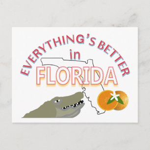 Todo está mejor en la postal de Florida