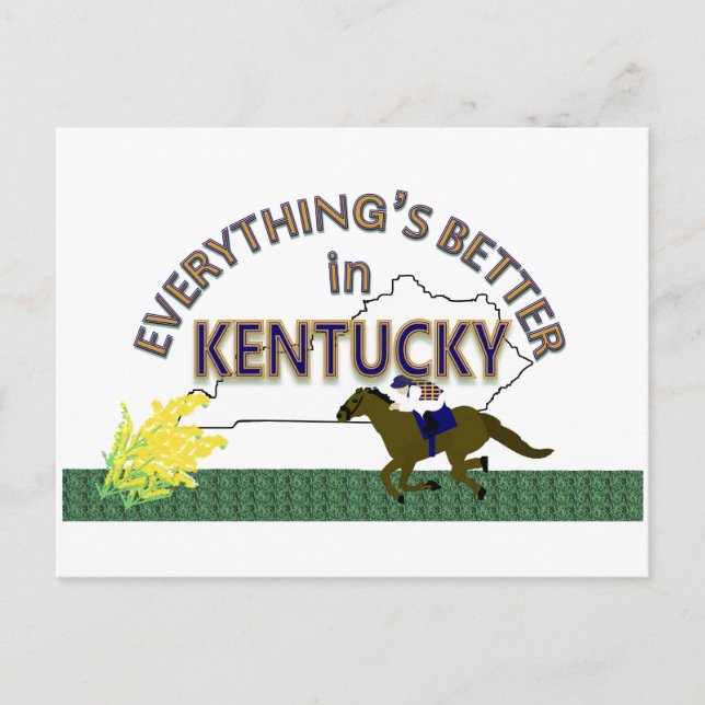 Todo está mejor en la postal de Kentucky (Anverso)