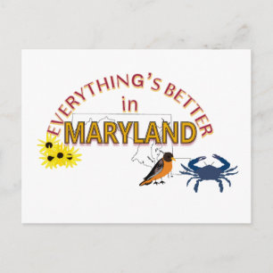 Todo está mejor en la postal de Maryland