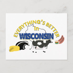Todo está mejor en la postal de Wisconsin