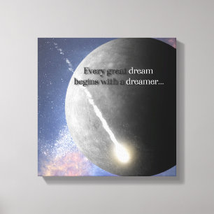 Todo gran sueño comienza con un arte espacial de e