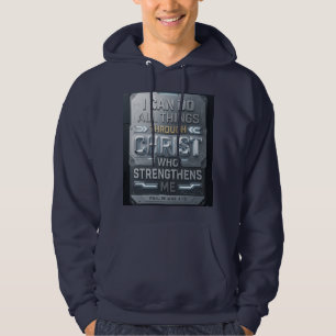 Todo lo puedo – Filipenses 4:13 Sudadera con capuc
