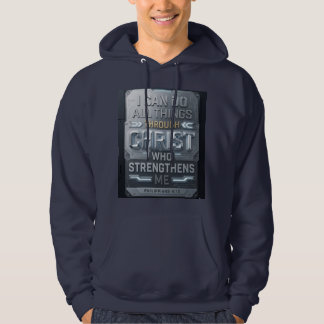 Todo lo puedo – Filipenses 4:13 Sudadera con capuc
