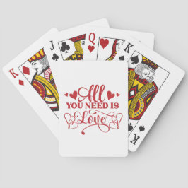 Todo lo que necesitas es amor Tipografía Cartas de