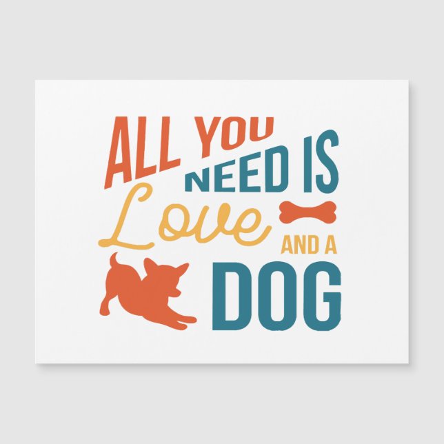 Todo lo que necesitas es amor y un perro (Anverso)
