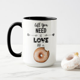 Todo lo que necesitas es AMOR y una taza de DONUT