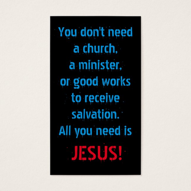 Todo Lo Que Necesitas Es Jesús (Frente)