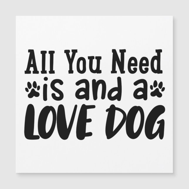 Todo lo que necesitas es un perro de amor (Anverso)