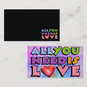 Todo lo que necesitas es una tarjeta de visita de 