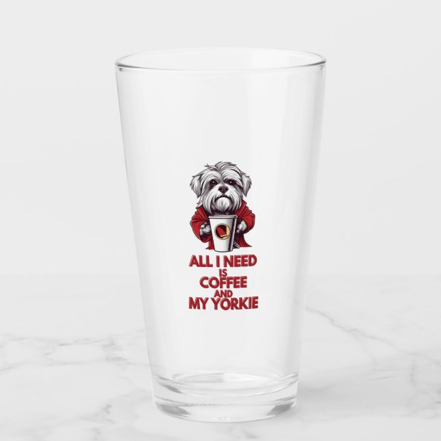 Todo lo que necesito es café y yorkie (Anverso)