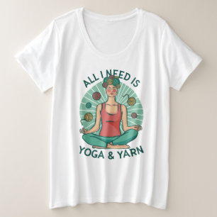 Todo lo que necesito es yoga y frases de yarne