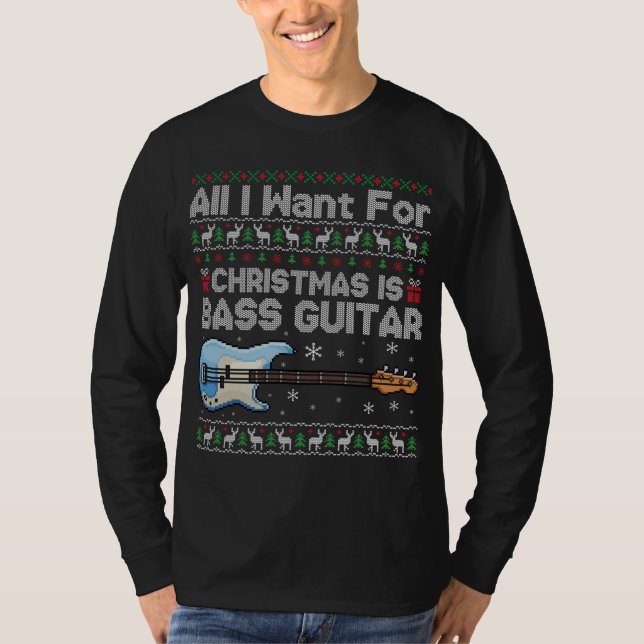 Todo Lo Que Quiero De Los Navidades Sweater Bass G (Anverso)