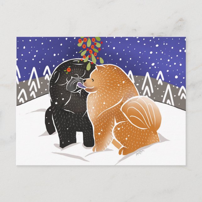 TODO LO QUE QUIERO PARA NAVIDAD Chow tarjeta posta (Anverso)