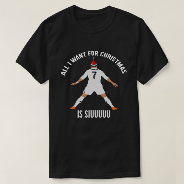 Todo lo que Quiero para Navidad es SIUUUU Suéter F (Diseño del anverso)