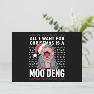 Todo lo que quiero para Navidad es un Moo Deng