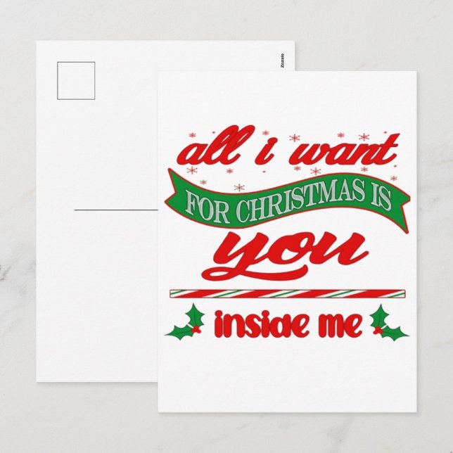 Todo lo que quiero para Navidad es usted (Anverso / Reverso)