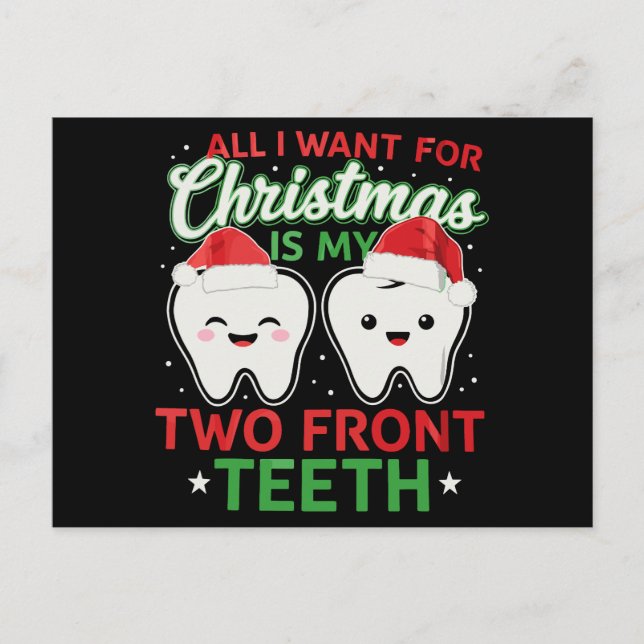 Todo lo que quiero para Navidad son mis dos diente (Anverso)