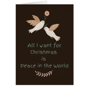 Todo lo que quiero para Navidades Paz en las palom